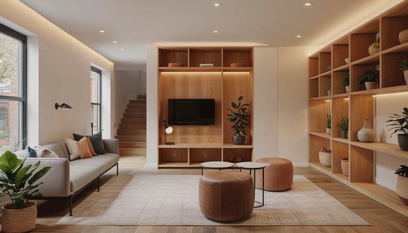 Maximize your narrow basement with practical tips for effective furniture selection, strategic lighting, increased storage, and clever use of mirrors. Elevate this often neglected area into a multi-use, inviting space.