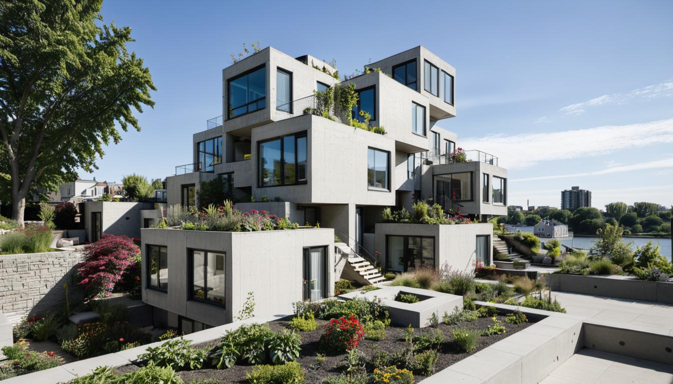 Explore the architectural brilliance of Montreal's Habitat 67, its impact on modern urban living, design features, construction challenges, and influential legacy on global housing design.